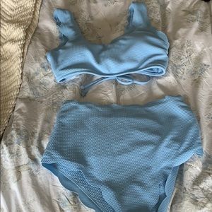 Never before worn shein high waisted bathing suit